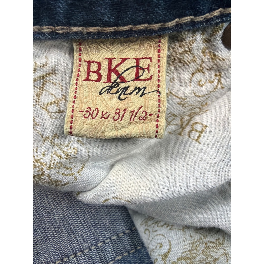 Y2K Buckle BKE Stella Stretch Low Rise Bootcut Jeans Womens Size 30 Flap Pocket - Picture 7 of 8